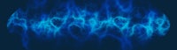 an image of blue flames on a black background